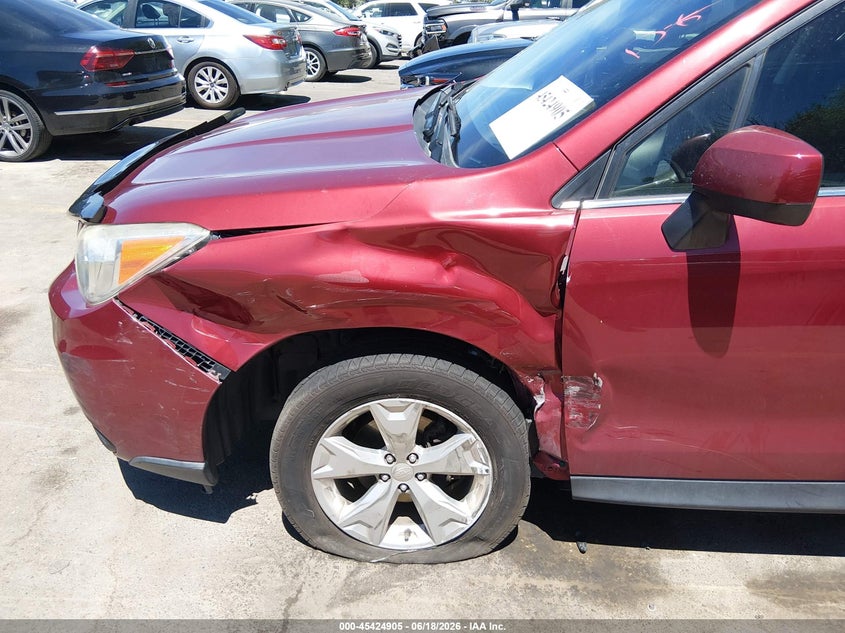 2014 Subaru Forester VIN JF2SJAJC1EH408358 IAAI salvage auction — LEFT SIDE, Salvage (Utah), sold $825 on 2026-07-23 (photo 6)