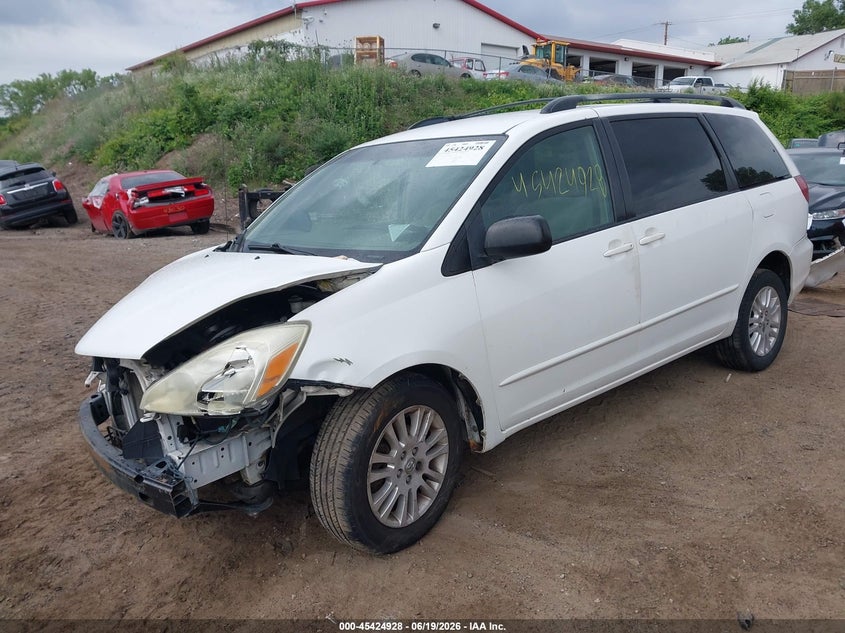 2005 Toyota Sienna VIN 5TDZA23C45S365811 IAAI salvage auction — FRONT END, Parts Only Bos (Minnesota), sold $325 on 2026-07-08 (photo 2)