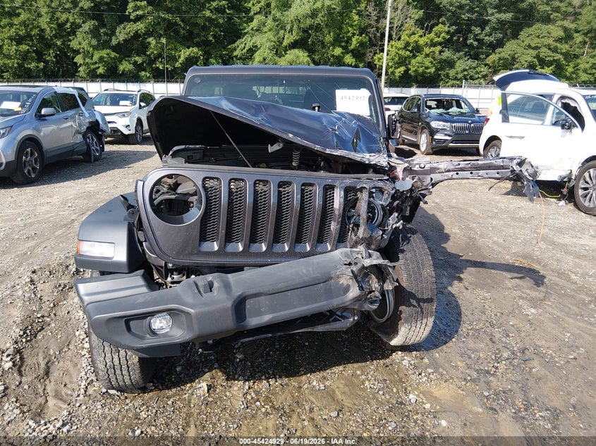 2023 Jeep Wrangler / VIN 1C4HJXDG2PW593125 IAAI salvage auction — FRONT END, Salvage Title, sold $3,900 on 2026-07-25 (photo 6)