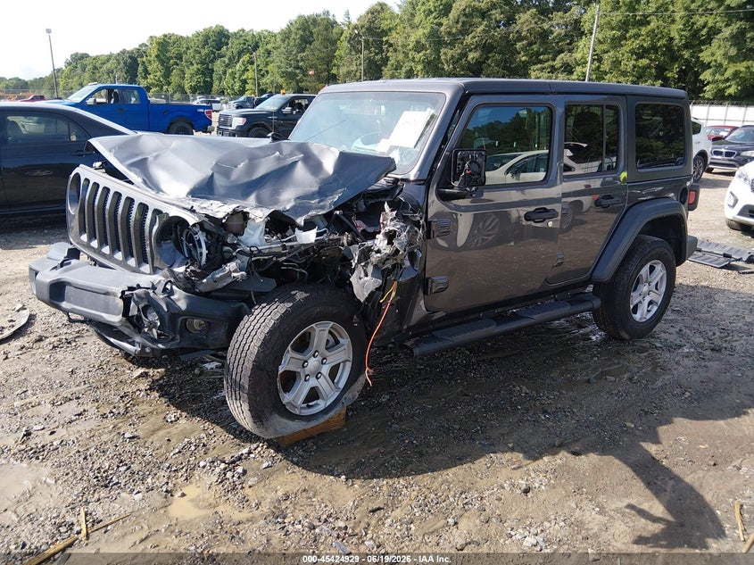 2023 Jeep Wrangler / VIN 1C4HJXDG2PW593125 IAAI salvage auction — FRONT END, Salvage Title, sold $3,900 on 2026-07-25 (photo 2)
