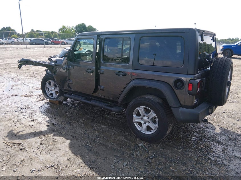 2023 Jeep Wrangler / VIN 1C4HJXDG2PW593125 IAAI salvage auction — FRONT END, Salvage Title, sold $3,900 on 2026-07-25 (photo 3)