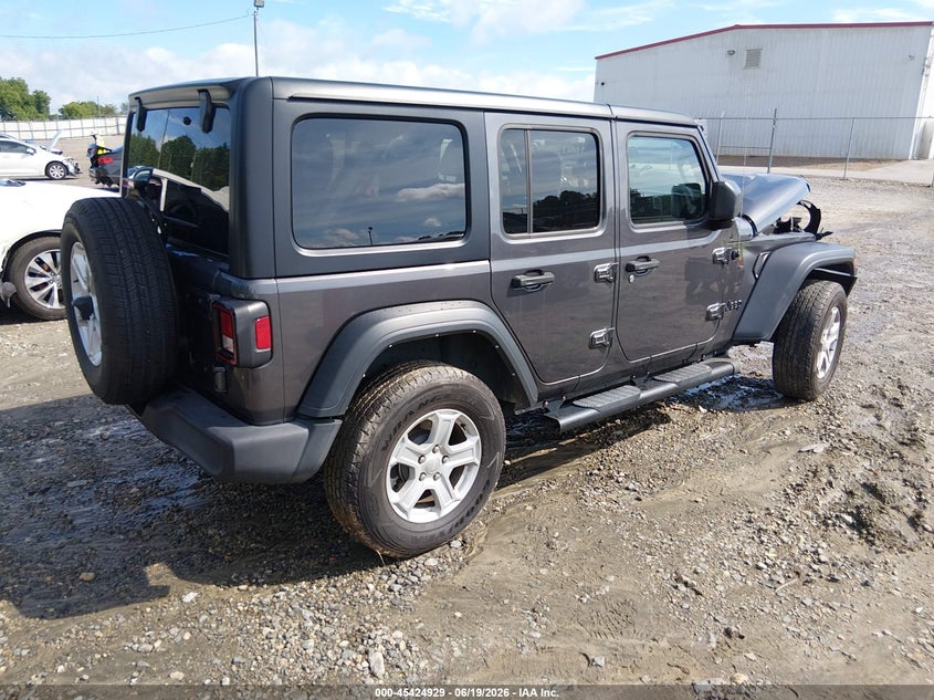 2023 Jeep Wrangler / VIN 1C4HJXDG2PW593125 IAAI salvage auction — FRONT END, Salvage Title, sold $3,900 on 2026-07-25 (photo 4)