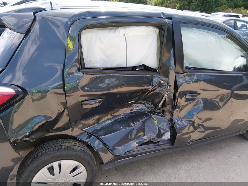 2024 Mitsubishi Mirage VIN ML32AUHJ3RH033053 IAAI salvage auction — LEFT SIDE, Salvage Title, sold $2,150 on 2026-07-20 (photo 6)