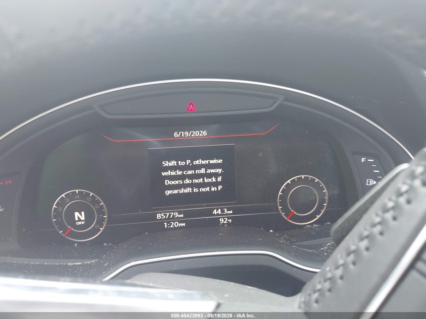 2017 Audi Q7 VIN WA1LAAF78HD027420 IAAI salvage auction — ROLLOVER, Salvage Title, sold $1,600 on 2026-09-05 (photo 7)