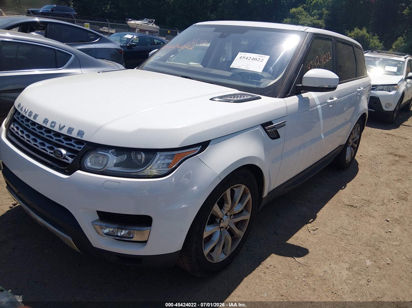 2016 Land rover Range rover sport VIN SALWR2EF1GA562799 IAAI salvage auction — NORMAL WEAR, Clear (Massachusetts), sold $2,600 on 2026-07-28 (photo 2)