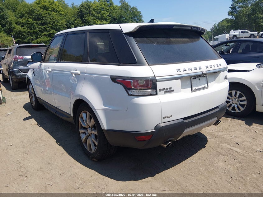 2016 Land rover Range rover sport VIN SALWR2EF1GA562799 IAAI salvage auction — NORMAL WEAR, Clear (Massachusetts), sold $2,600 on 2026-07-28 (photo 3)