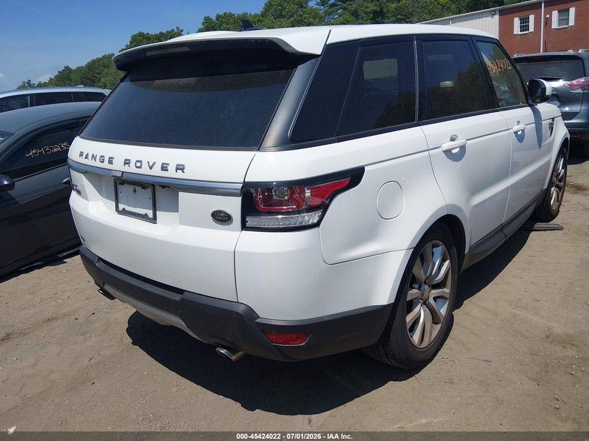 2016 Land rover Range rover sport VIN SALWR2EF1GA562799 IAAI salvage auction — NORMAL WEAR, Clear (Massachusetts), sold $2,600 on 2026-07-28 (photo 4)