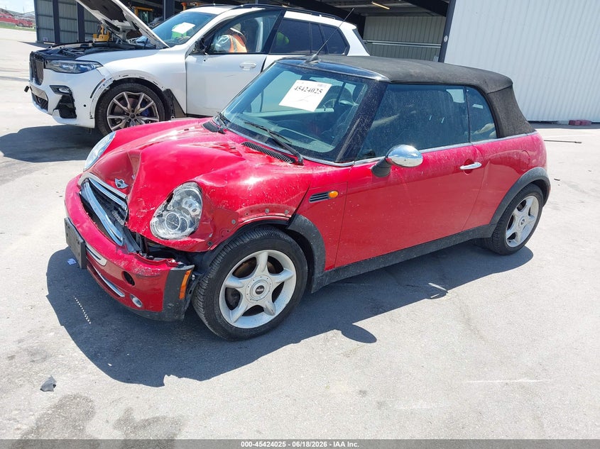 2005 Mini Cooper VIN WMWRF33405TG10119 IAAI salvage auction — FRONT END, Certificate Of Title (Nebraska), sold $800 on 2026-08-06 (photo 2)
