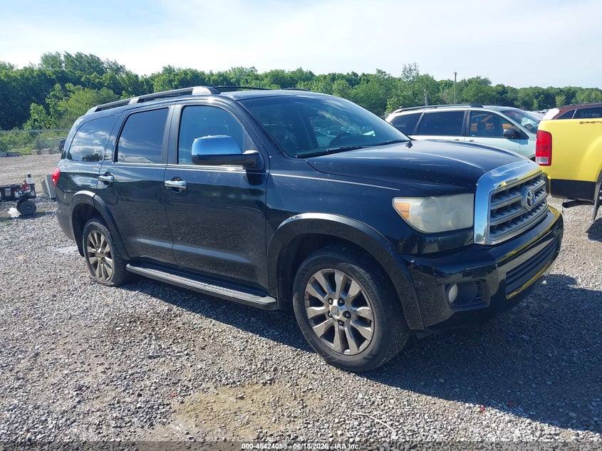 2008 Toyota Sequoia VIN 5TDZY68A28S006312 IAAI salvage auction — NORMAL WEAR, Original (Ohio), sold $1,700 on 2026-07-18 (photo 1)