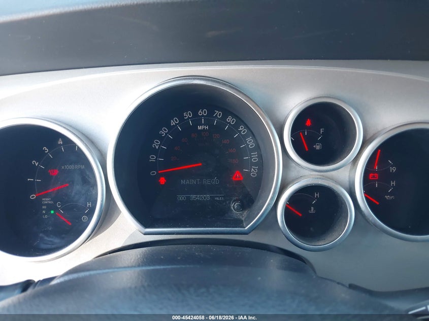 2008 Toyota Sequoia VIN 5TDZY68A28S006312 IAAI salvage auction — NORMAL WEAR, Original (Ohio), sold $1,700 on 2026-07-18 (photo 7)