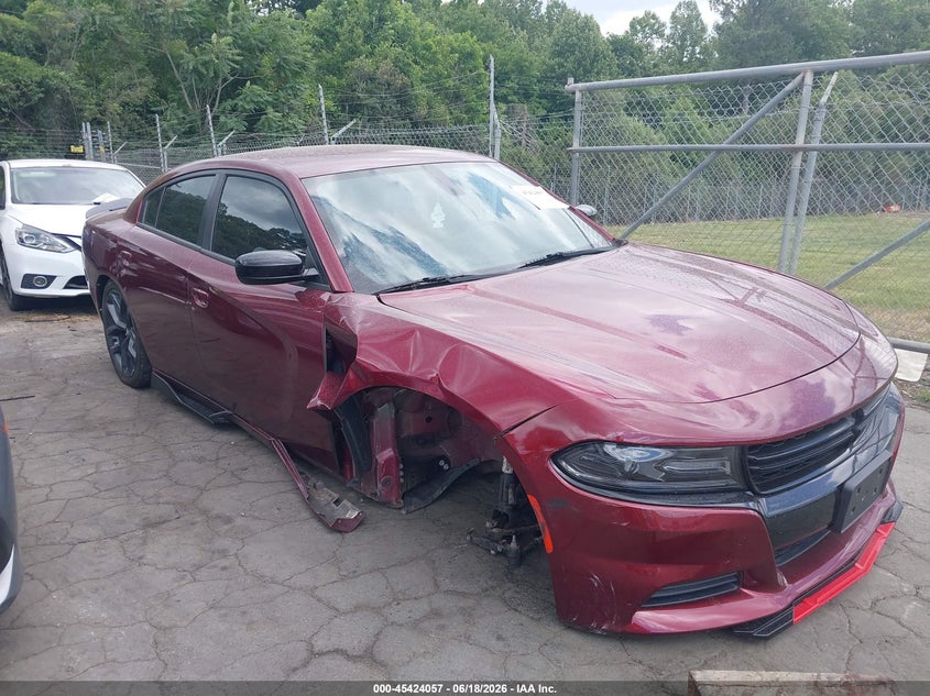 2019 Dodge Charger VIN 2C3CDXBG6KH637692 IAAI salvage auction — REAR END, Salvage Title, sold $3,700 on 2026-08-01 (photo 1)