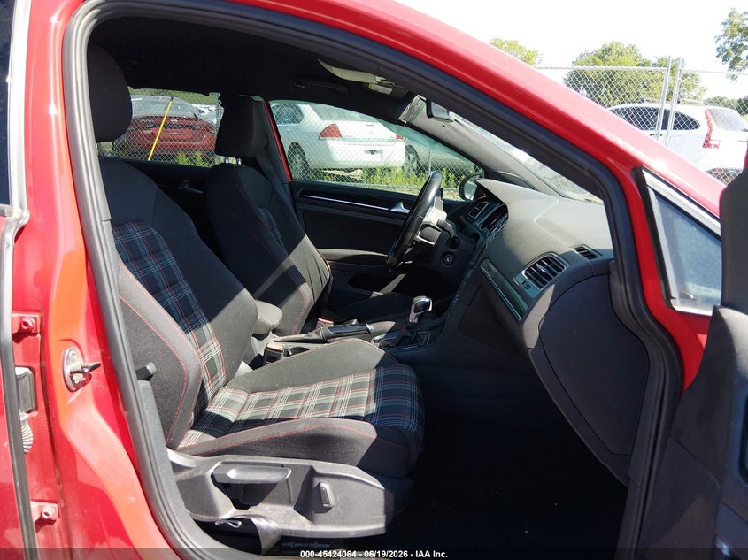 2016 Volkswagen Golf gti VIN 3VW4T7AU2GM012108 IAAI salvage auction — FRONT END, Salvage Title, sold $500 on 2026-07-28 (photo 5)