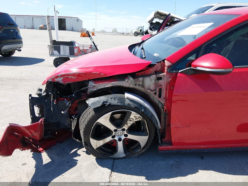 2016 Volkswagen Golf gti VIN 3VW4T7AU2GM012108 IAAI salvage auction — FRONT END, Salvage Title, sold $25 on 2026-07-28 (photo 6)
