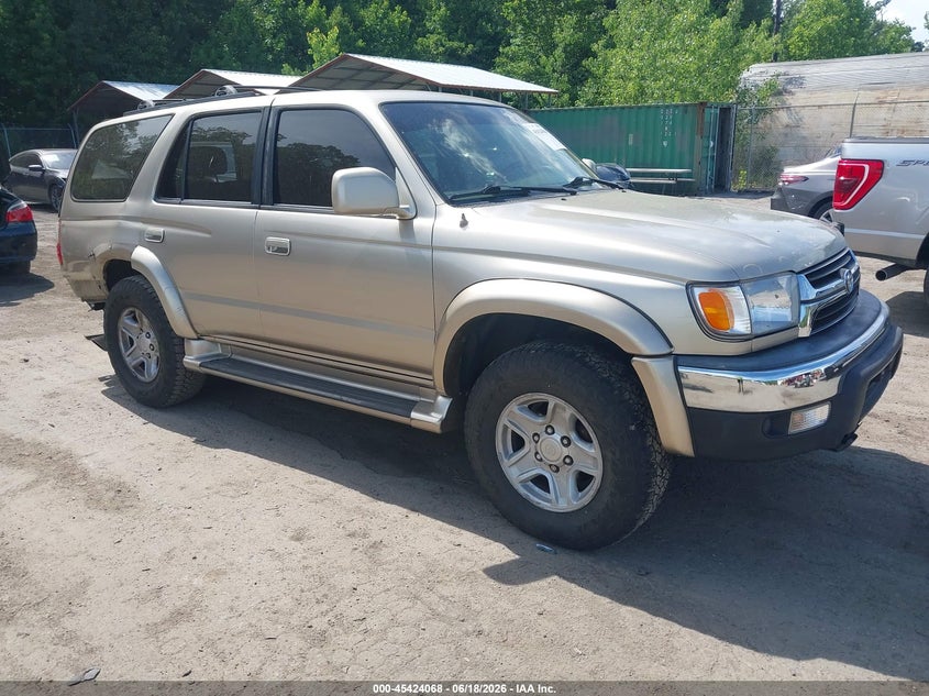 2001 Toyota 4runner VIN JT3HN86R419058168 IAAI salvage auction — REAR END, Salvage - Greater Than 75% (Maryland), sold $1,150 on 2026-07-09 (photo 1)