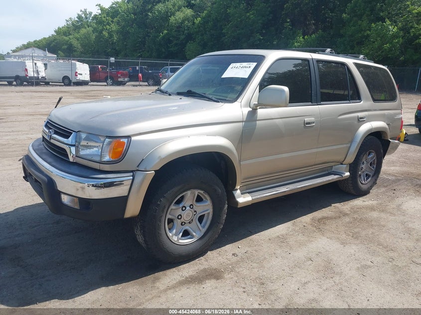 2001 Toyota 4runner VIN JT3HN86R419058168 IAAI salvage auction — REAR END, Salvage - Greater Than 75% (Maryland), sold $1,150 on 2026-07-09 (photo 2)