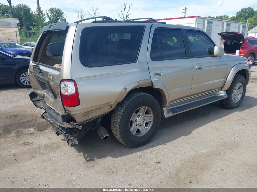 2001 Toyota 4runner VIN JT3HN86R419058168 IAAI salvage auction — REAR END, Salvage - Greater Than 75% (Maryland), sold $1,150 on 2026-07-09 (photo 4)