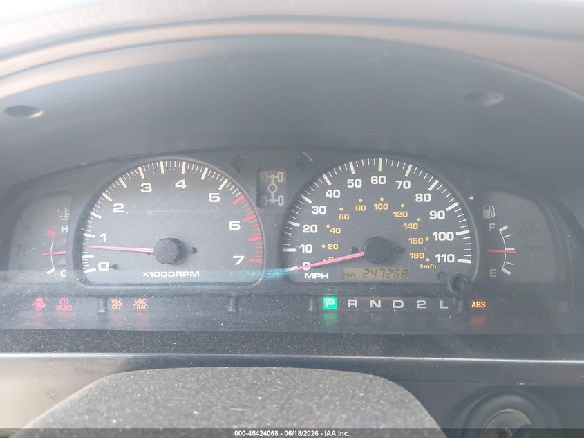 2001 Toyota 4runner VIN JT3HN86R419058168 IAAI salvage auction — REAR END, Salvage - Greater Than 75% (Maryland), sold $1,150 on 2026-07-09 (photo 7)