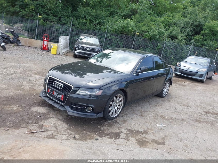 2011 Audi A4 VIN WAUFFAFL1BN032247 IAAI salvage auction — LEFT REAR, Salvage (Pennsylvania), sold $500 on 2026-07-10 (photo 2)