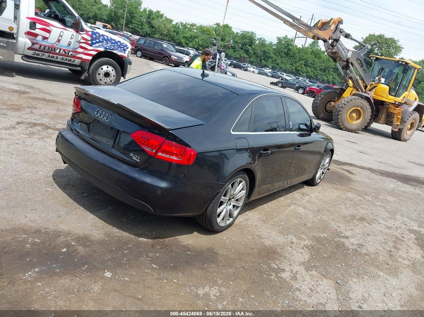 2011 Audi A4 VIN WAUFFAFL1BN032247 IAAI salvage auction — LEFT REAR, Salvage (Pennsylvania), sold $500 on 2026-07-10 (photo 4)