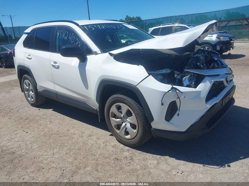 2019 Toyota Rav 4 VIN JTMF1RFV6KD003740 IAAI salvage auction — FRONT END, Salvage (Indiana), sold $6,850 on 2026-07-28 (photo 1)