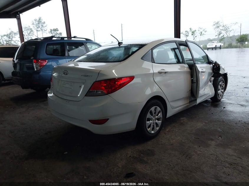 2014 Hyundai Accent VIN KMHCT4AE6EU607649 IAAI salvage auction — RIGHT FRONT, Rebuildable (Florida), sold $325 on 2026-07-21 (photo 4)