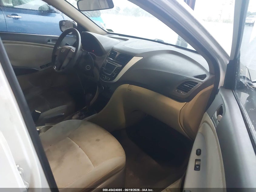 2014 Hyundai Accent VIN KMHCT4AE6EU607649 IAAI salvage auction — RIGHT FRONT, Rebuildable (Florida), sold $325 on 2026-07-21 (photo 5)