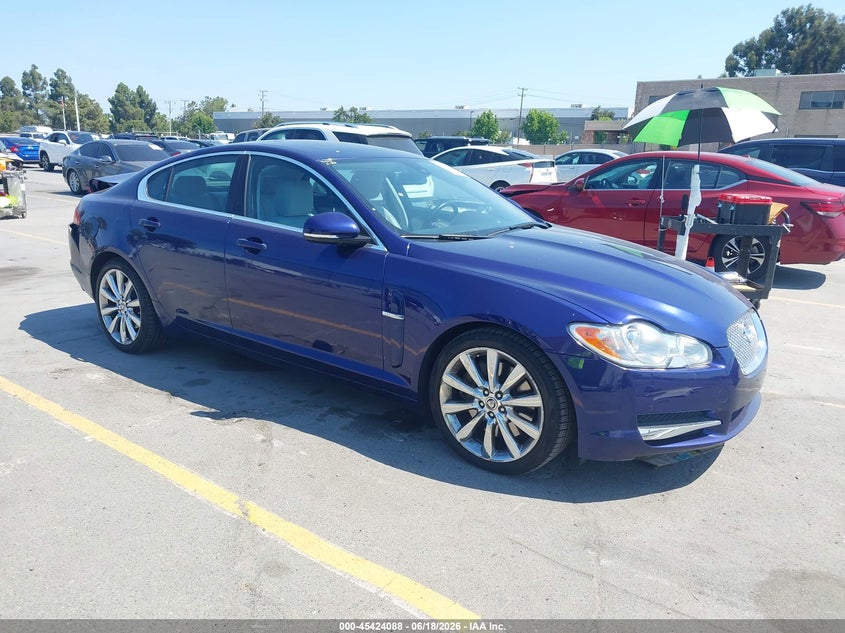 2010 Jaguar Xf VIN SAJWA0GB6ALR57197 IAAI salvage auction — REAR END, Salvage (California), sold $1,425 on 2026-07-20 (photo 1)