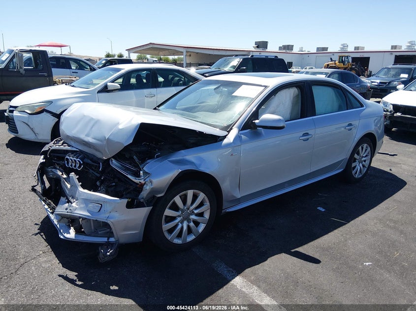 2015 Audi A4 VIN WAUAFAFL4FN005060 IAAI salvage auction — NORMAL WEAR, Clear (Nevada), sold $150 on 2026-07-17 (photo 2)