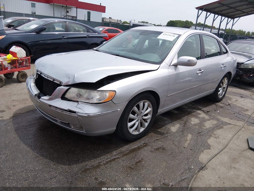 2008 Hyundai Azera VIN KMHFC46F48A289468 IAAI salvage auction — FRONT END, Salvage - Greater Than 75% (Maryland), sold $350 on 2026-07-09 (photo 2)