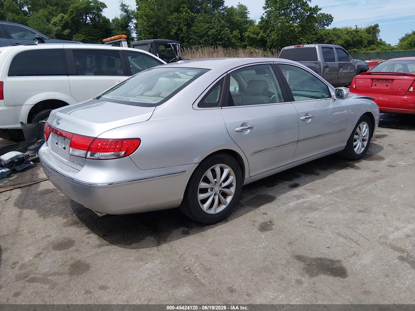 2008 Hyundai Azera VIN KMHFC46F48A289468 IAAI salvage auction — FRONT END, Salvage - Greater Than 75% (Maryland), sold $350 on 2026-07-09 (photo 4)