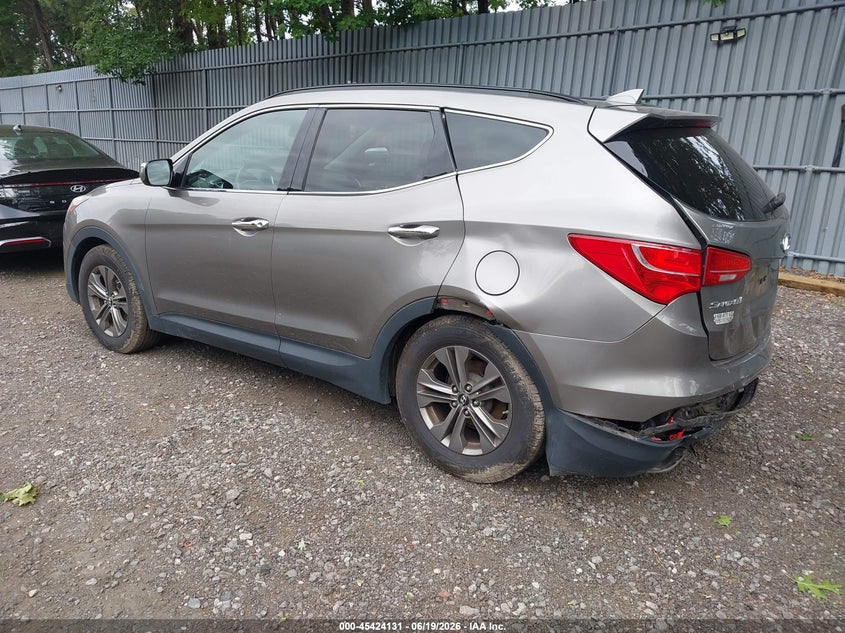 2014 Hyundai Santa fe VIN 5XYZUDLB8EG220200 IAAI salvage auction — REAR END, Salvage (New Jersey), sold $25 on 2026-07-29 (photo 3)