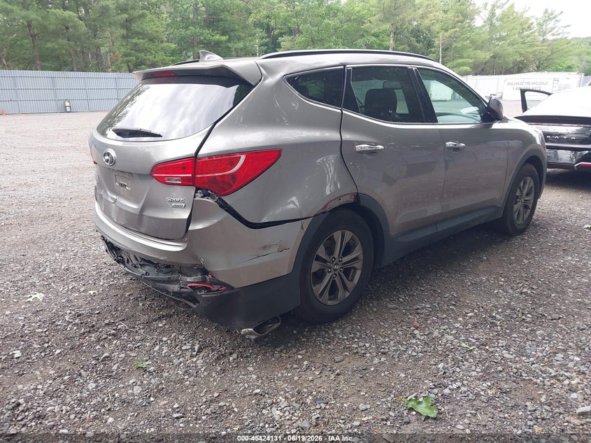 2014 Hyundai Santa fe VIN 5XYZUDLB8EG220200 IAAI salvage auction — REAR END, Salvage (New Jersey), sold $25 on 2026-07-29 (photo 4)