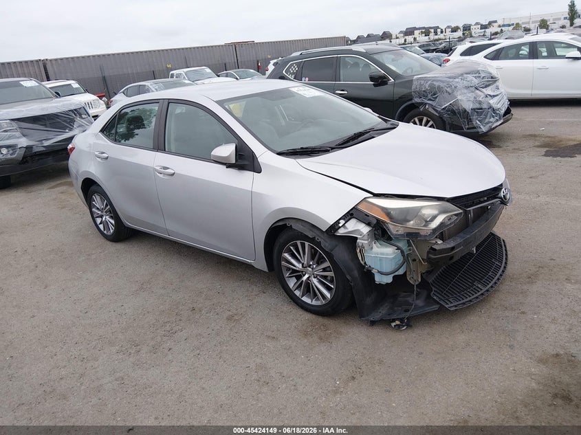 2015 Toyota Corolla VIN 5YFBURHE6FP181265 IAAI salvage auction — FRONT END, Salvage (California), sold $3,200 on 2026-07-13 (photo 1)
