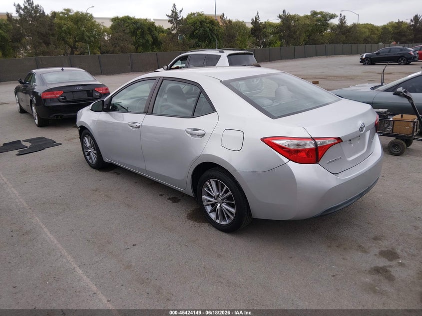 2015 Toyota Corolla VIN 5YFBURHE6FP181265 IAAI salvage auction — FRONT END, Salvage (California), sold $3,200 on 2026-07-13 (photo 3)