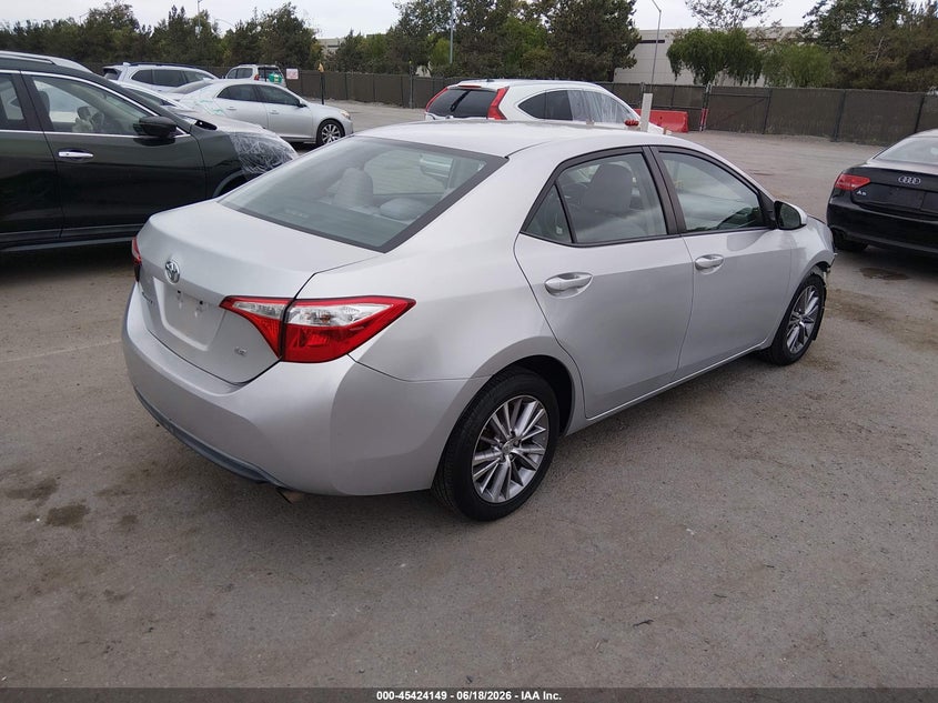 2015 Toyota Corolla VIN 5YFBURHE6FP181265 IAAI salvage auction — FRONT END, Salvage (California), sold $3,200 on 2026-07-13 (photo 4)
