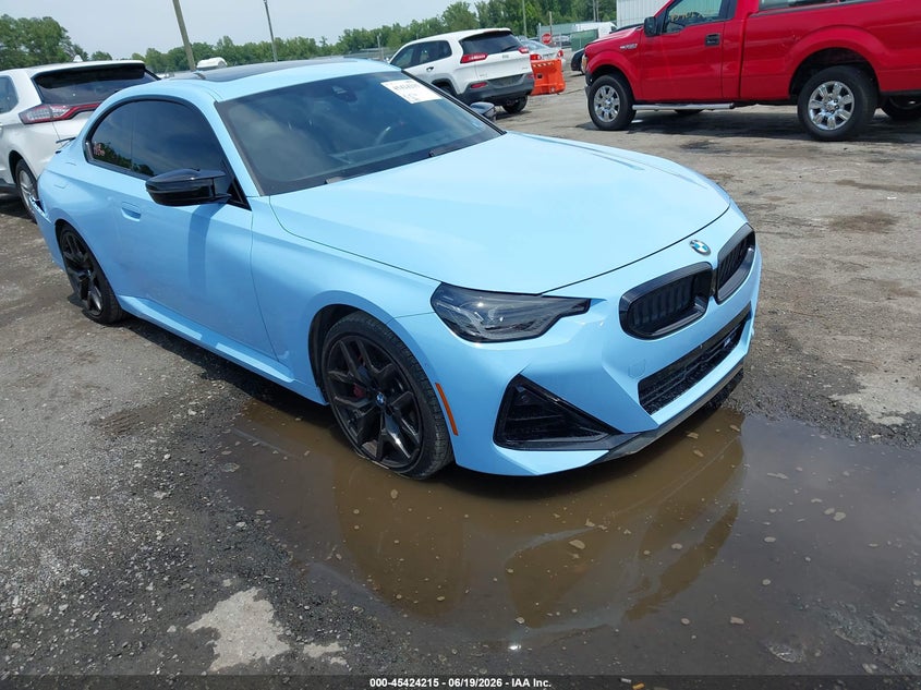 2025 BMW 2er VIN 3MW43CM05S8F24979 IAAI salvage auction — REAR END, Salvage Title, sold $19,300 on 2026-07-26 (photo 1)