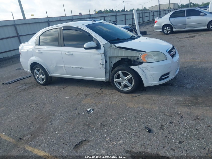 2010 Chevrolet Aveo VIN KL1TD5DE6AB095925 IAAI salvage auction — RIGHT FRONT, Salvage (Texas), sold $525 on 2026-07-15 (photo 1)