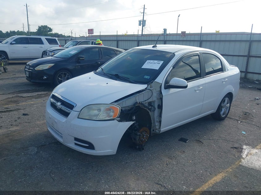 2010 Chevrolet Aveo VIN KL1TD5DE6AB095925 IAAI salvage auction — RIGHT FRONT, Salvage (Texas), sold $525 on 2026-07-15 (photo 2)