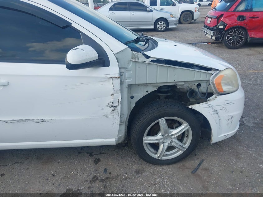 2010 Chevrolet Aveo VIN KL1TD5DE6AB095925 IAAI salvage auction — RIGHT FRONT, Salvage (Texas), sold $525 on 2026-07-15 (photo 6)