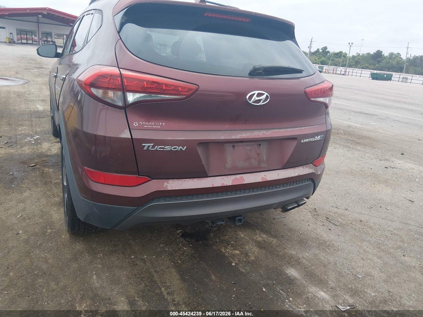 2016 Hyundai Tucson VIN KM8J33A20GU038422 IAAI salvage auction — NORMAL WEAR, Clear (Louisiana), sold $2,900 on 2026-07-20 (photo 6)