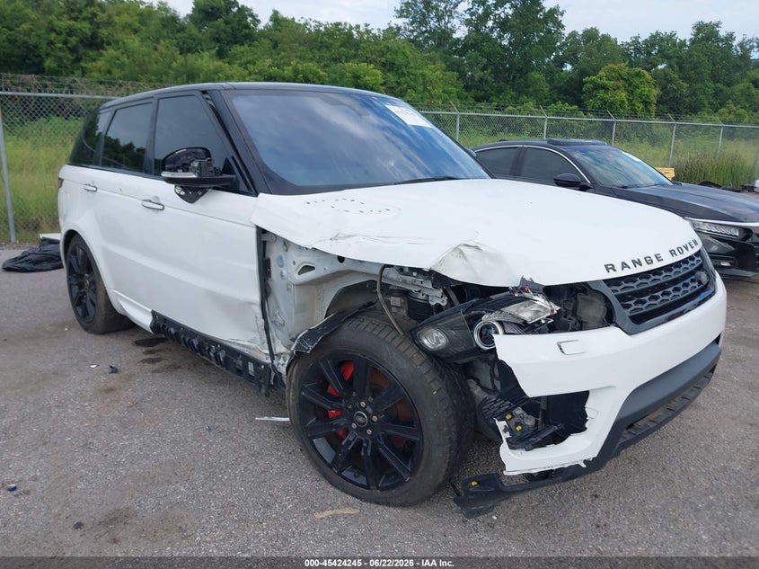 2016 Land rover Range rover sport VIN SALWS2VF0GA548283 IAAI salvage auction — RIGHT FRONT, Salvage Title, sold $4,000 on 2026-08-02 (photo 1)