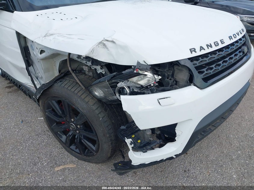 2016 Land rover Range rover sport VIN SALWS2VF0GA548283 IAAI salvage auction — RIGHT FRONT, Salvage Title, sold $4,000 on 2026-08-02 (photo 6)