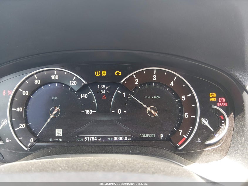 2019 BMW X4 VIN 5UXUJ3C52KLG56212 IAAI salvage auction — VANDALISM, Salvage Title, sold $10,900 on 2026-07-24 (photo 7)