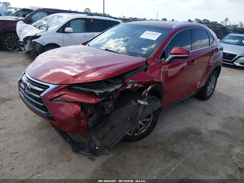 2017 Lexus Nx VIN JTJYARBZ4H2078584 IAAI salvage auction — FRONT END, Salvage Title, sold $7,600 on 2026-08-02 (photo 2)