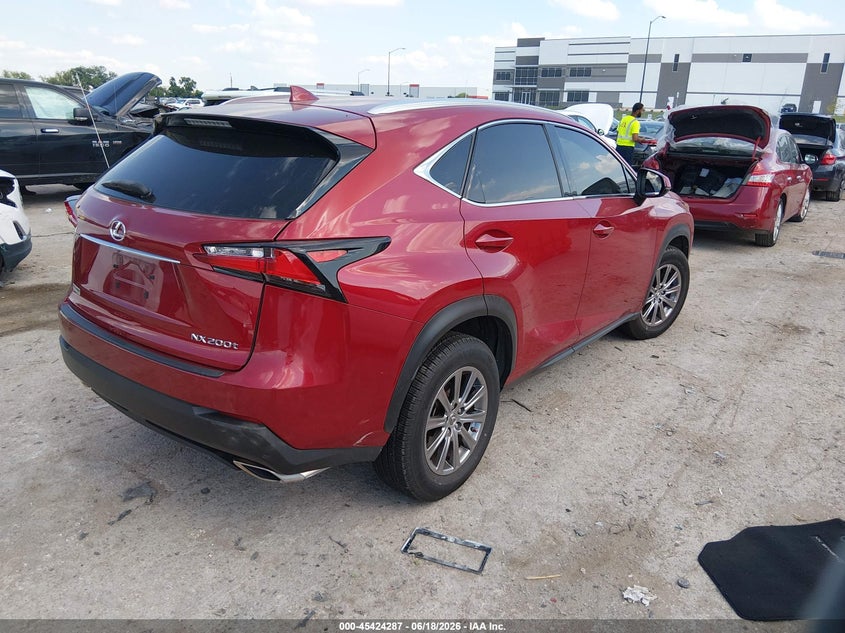 2017 Lexus Nx VIN JTJYARBZ4H2078584 IAAI salvage auction — FRONT END, Salvage Title, sold $7,600 on 2026-08-02 (photo 4)