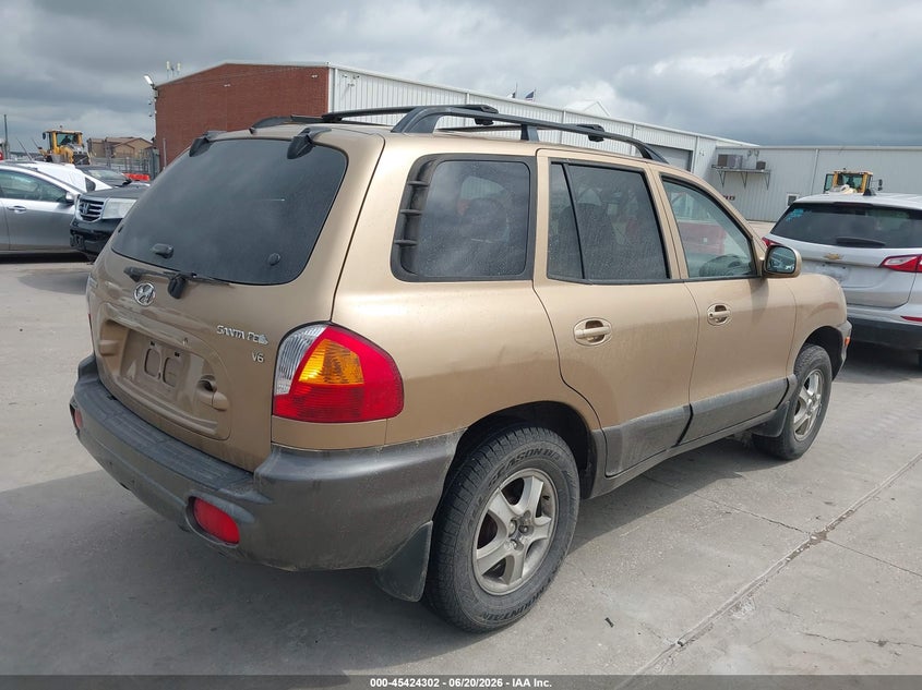 2002 Hyundai Santa fe VIN KM8SC13D22U200356 IAAI salvage auction — WATER/FLOOD, Non-Repairable (Texas), sold $400 on 2026-07-15 (photo 4)