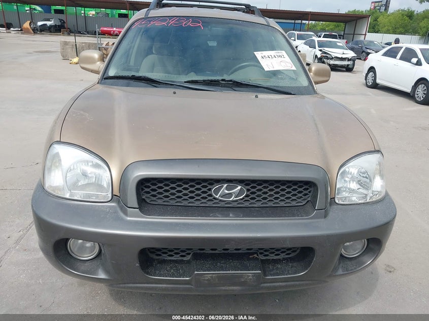 2002 Hyundai Santa fe VIN KM8SC13D22U200356 IAAI salvage auction — WATER/FLOOD, Non-Repairable (Texas), sold $400 on 2026-07-15 (photo 6)