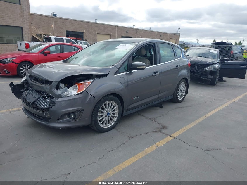 2013 Ford C-max VIN 1FADP5CU3DL557214 IAAI salvage auction — FRONT END, Salvage (California), sold $400 on 2026-07-09 (photo 2)