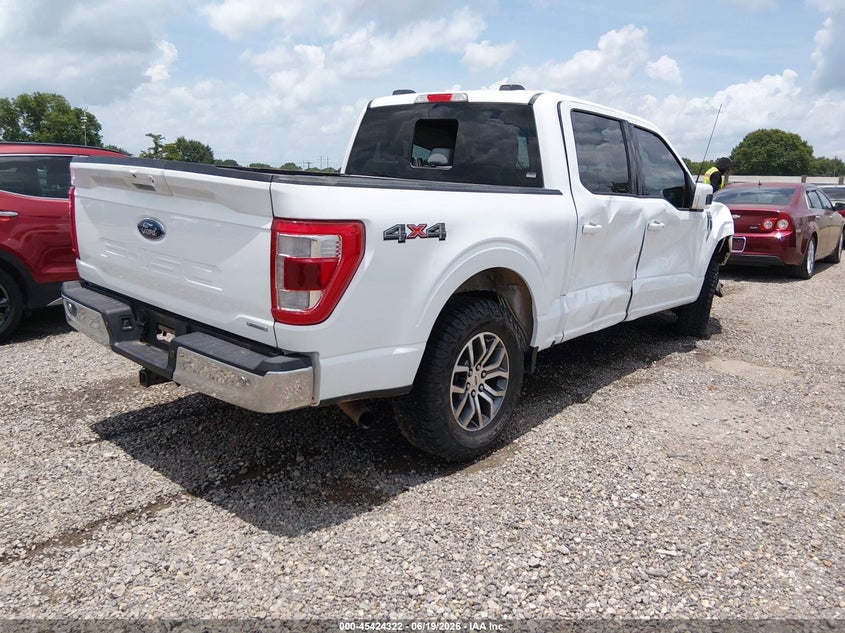 2022 Ford F-150 VIN 1FTFW1E87NFB22274 IAAI salvage auction — RIGHT FRONT, Wait Title, sold $11,000 on 2026-09-30 (photo 4)