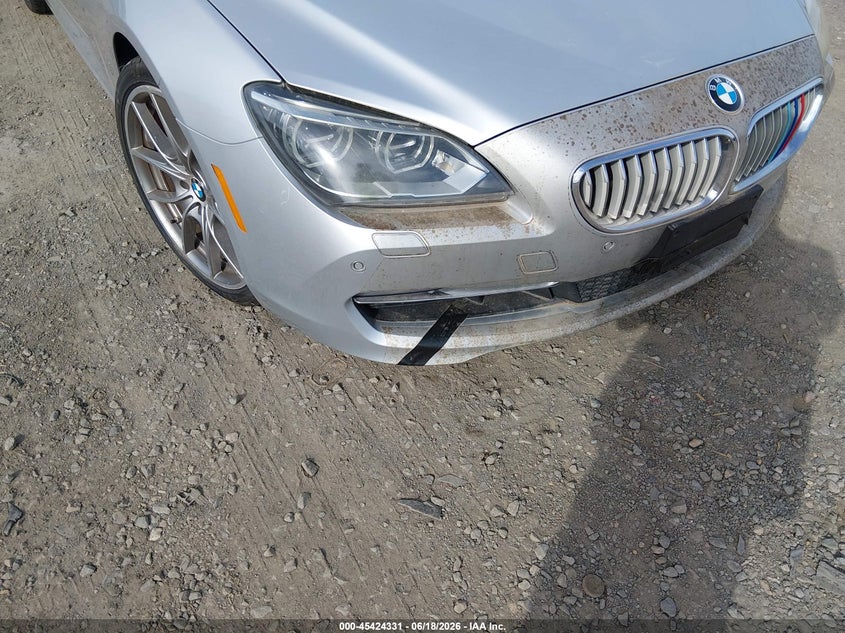 2012 BMW 6 series VIN WBALZ3C5XCDL73181 IAAI salvage auction — ENGINE DAMAGE, Clear (Virginia), sold $1,900 on 2026-07-17 (photo 6)
